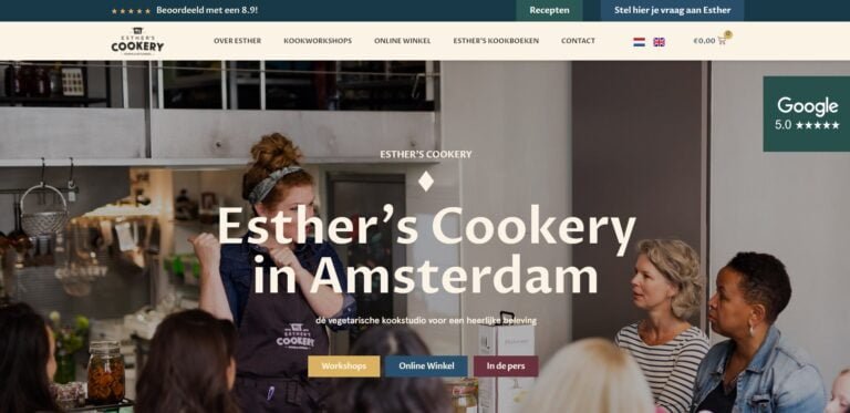 Esther's Cookery homepage