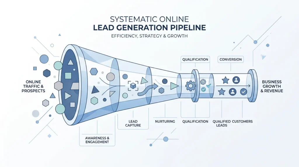 Online leads genereren: strategie en systeem dat werkt