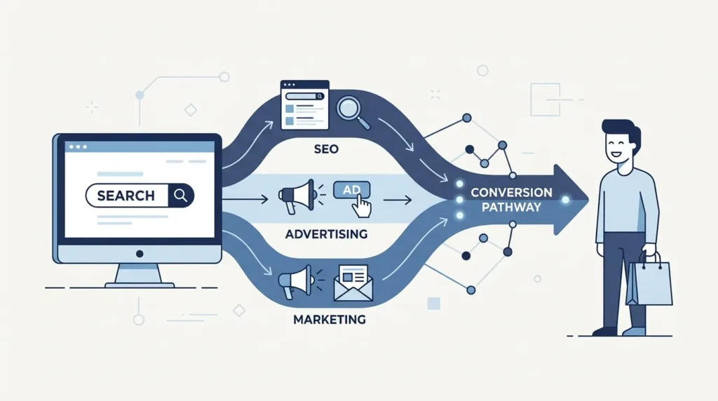 SEO SEA SEM uitgelegd: van klik naar klant