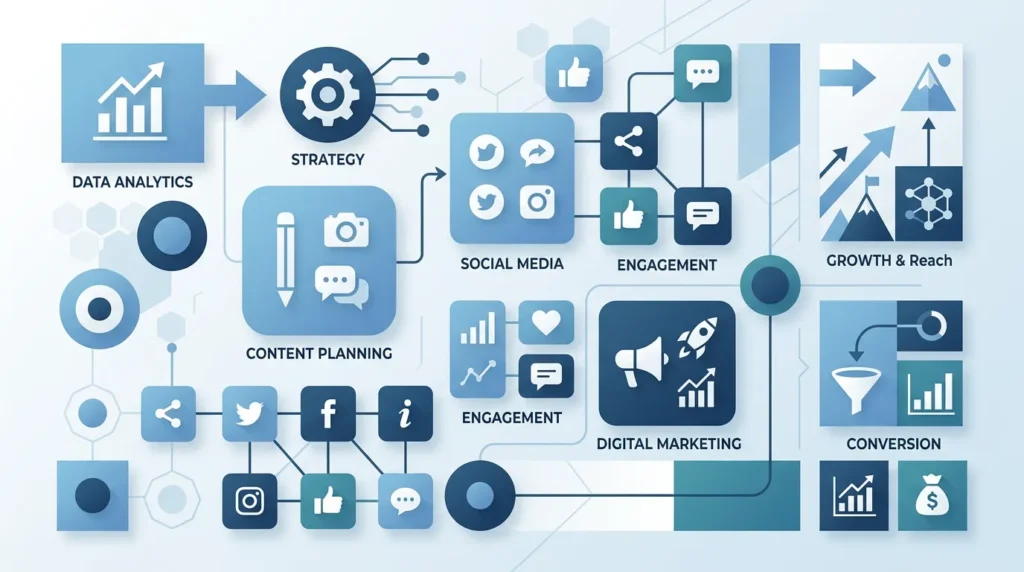 Social Media Marketing Bureau: diensten en selectie